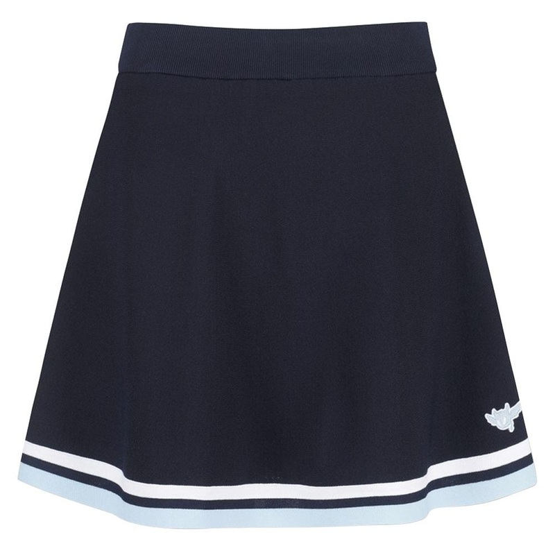 WAAC Athletic Tipping A-Line Knit Golf Skort Dark Navy – SS24 Women X-Small