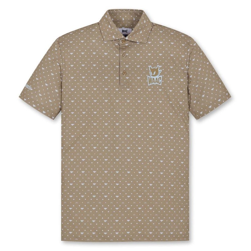 WAAC Flying WAACKY Dot Golf Polo Light Brown – FW24 Men Small