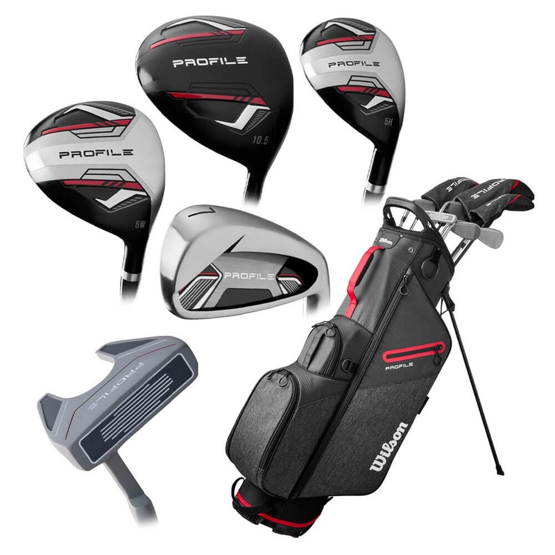 Wilson Profile Full Set – 25 Men Right 10 Clubs + 1 Stand Bag Standard
