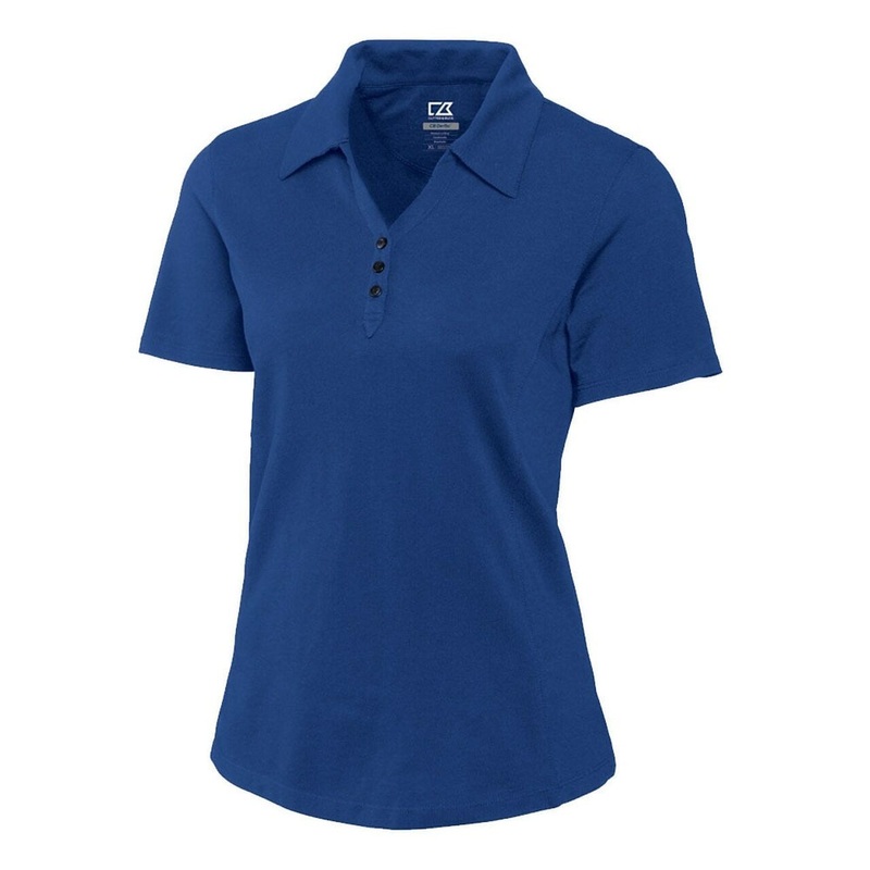 Cutter and Buck DryTec Championship Golf Polo Tour Blue – SS19 Women Small