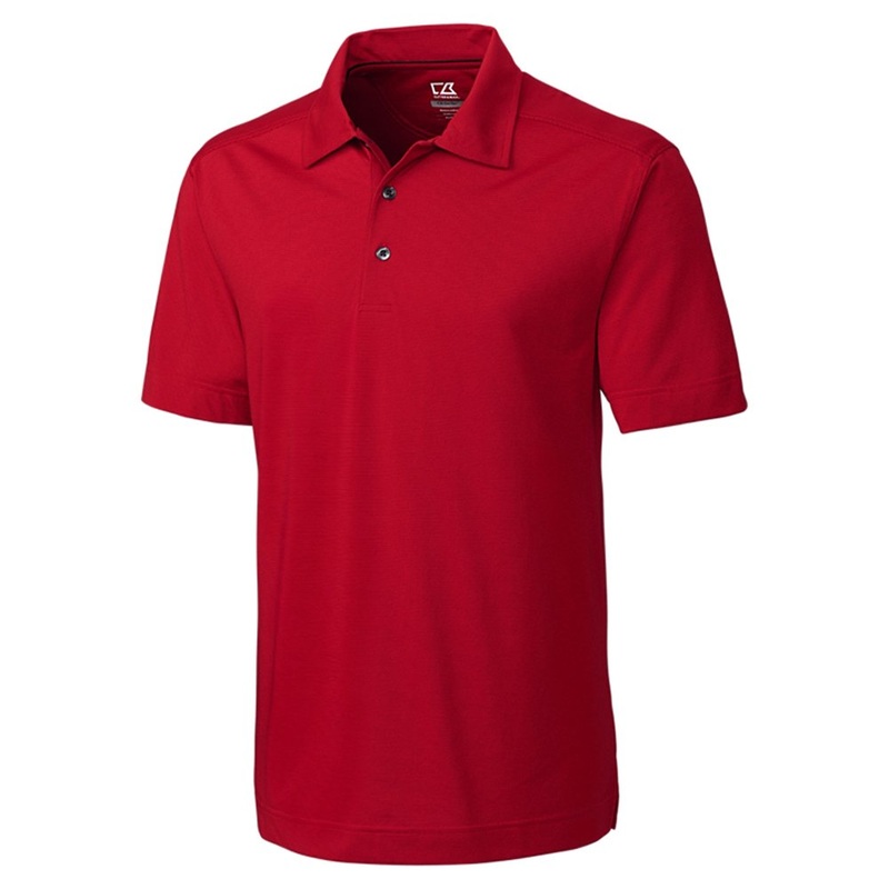 Cutter and Buck DryTec Medina Tonal Stripe Golf Polo (Big and Tall) Cardinal Red – SS16 Men X-Large Big