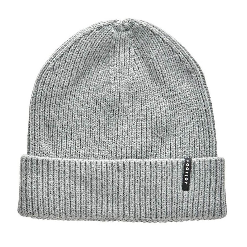 FootJoy Cuffed Golf Beanie Gray – FW24 Men One Size Fits All