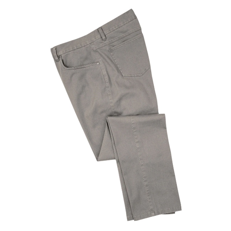 FootJoy Sueded Cotton Twill 5-Pocket Golf Pants Gray – FW22 Men 30/32