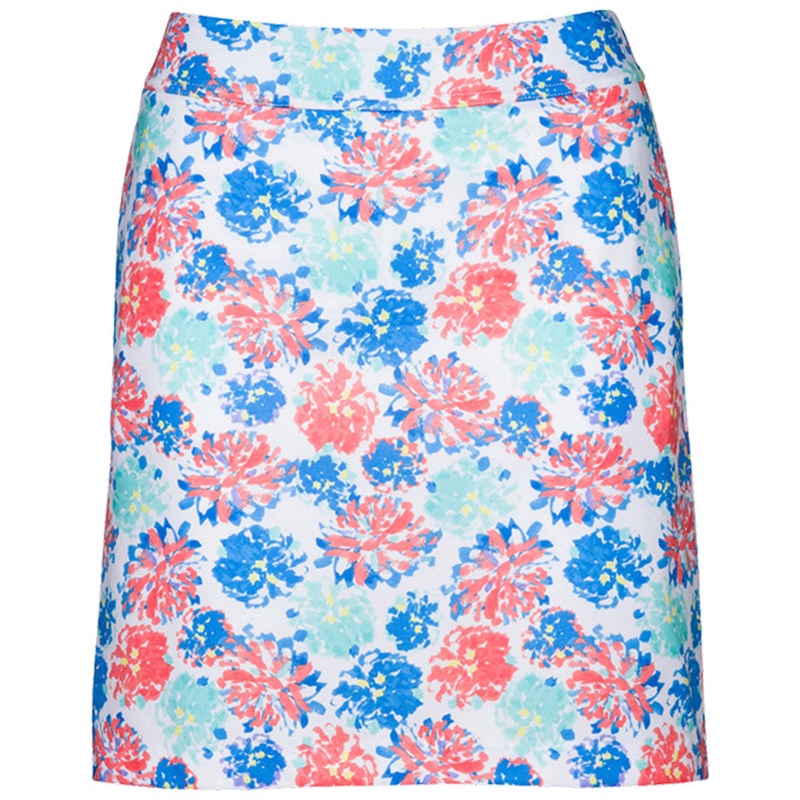 Greg Norman Peony Pull On Knit Golf Skort Coral Sunrise – SS19 Women X-Large