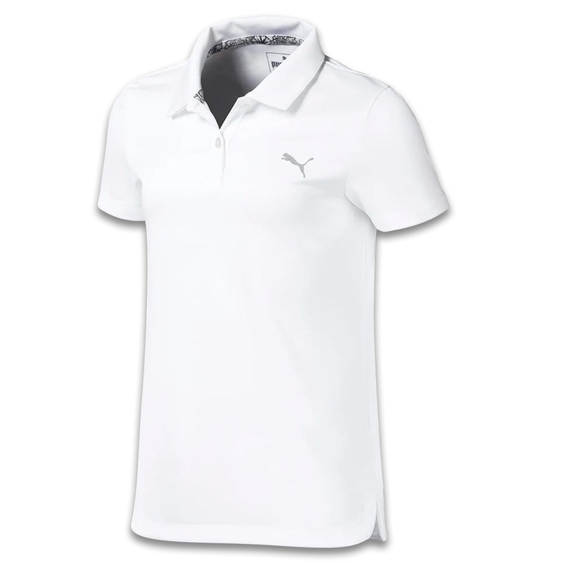 PUMA Essential Golf Polo Bright White – 20 Girls Youth X-Small