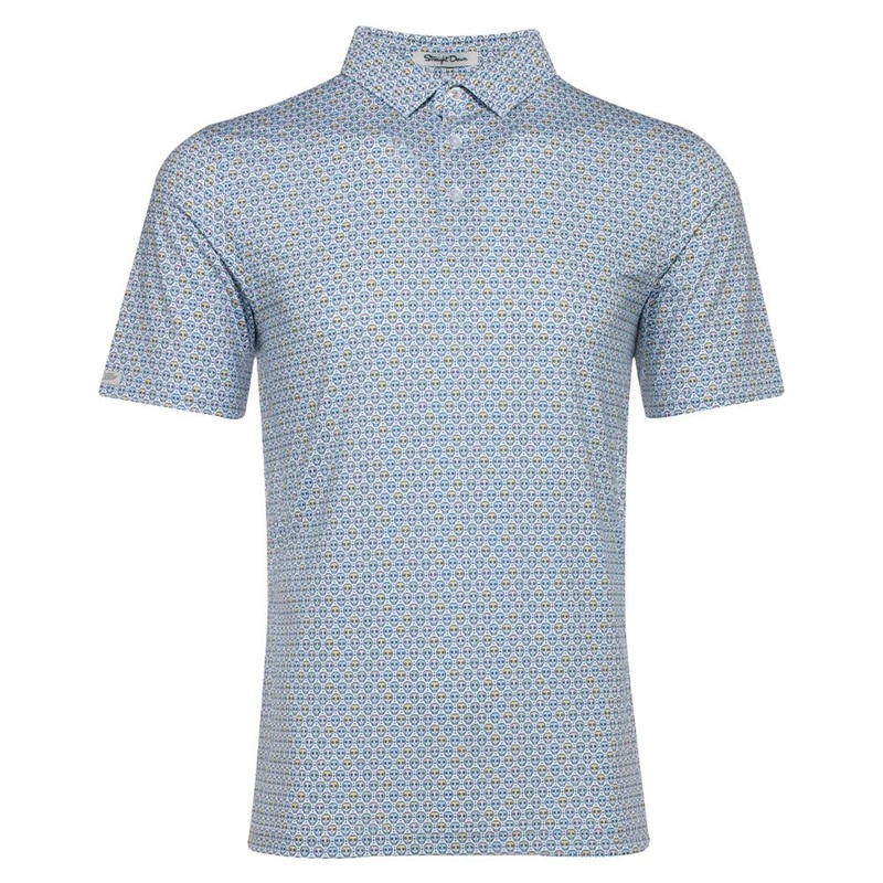 Straight Down Los Muertos Golf Polo White – FW24 Men Medium