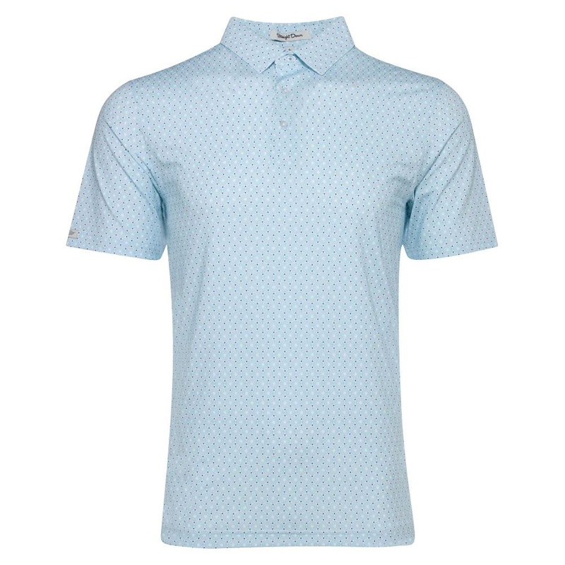 Straight Down Sun Burst Golf Polo Delphinium – FW24 Men Medium