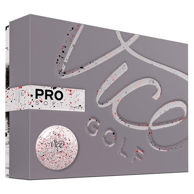 Vice Golf Pro Soft Drip Golf Balls 1 Dozen Red