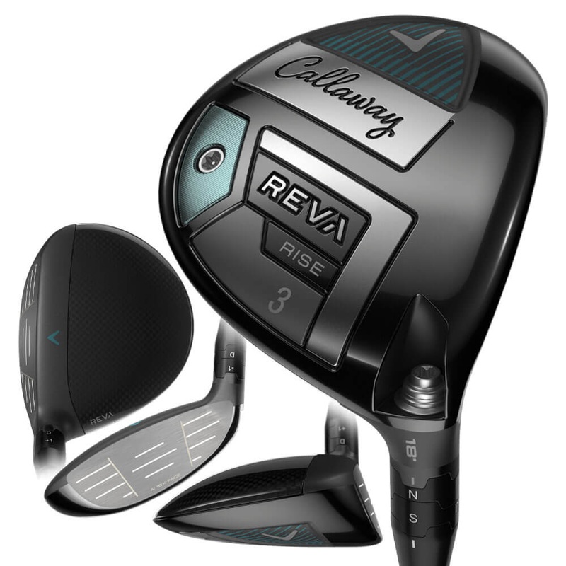 Callaway Reva Rise Fairway Wood – 25 Women Right – 3 – 18 UST Mamiya LIN-Q 40 Ladies Graphite – Ladies