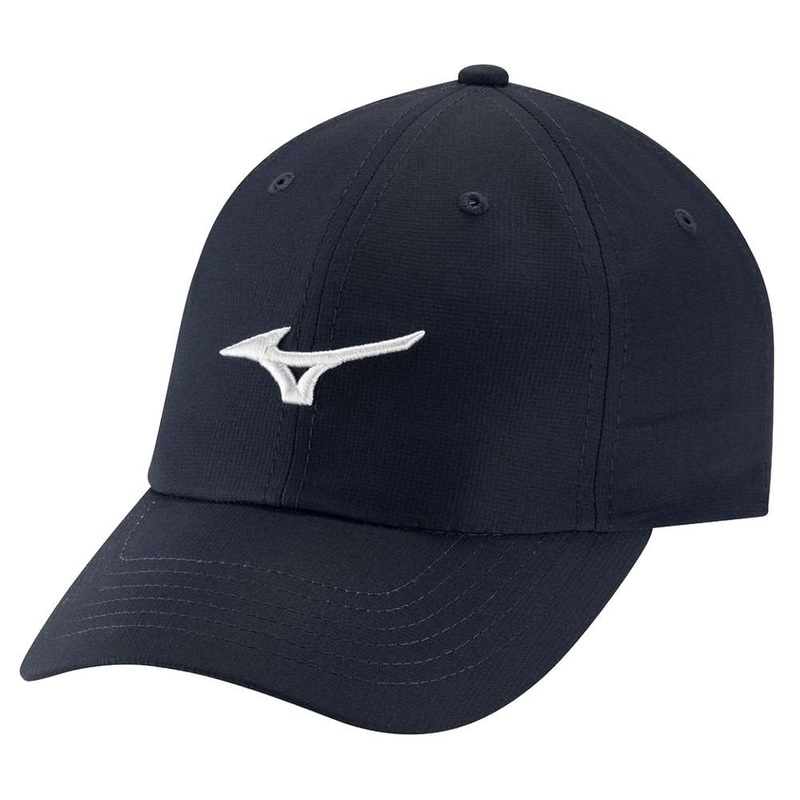 Mizuno Tour Adjustable Lightweight Golf Cap Navy/White – 22 Men One Size Fits All