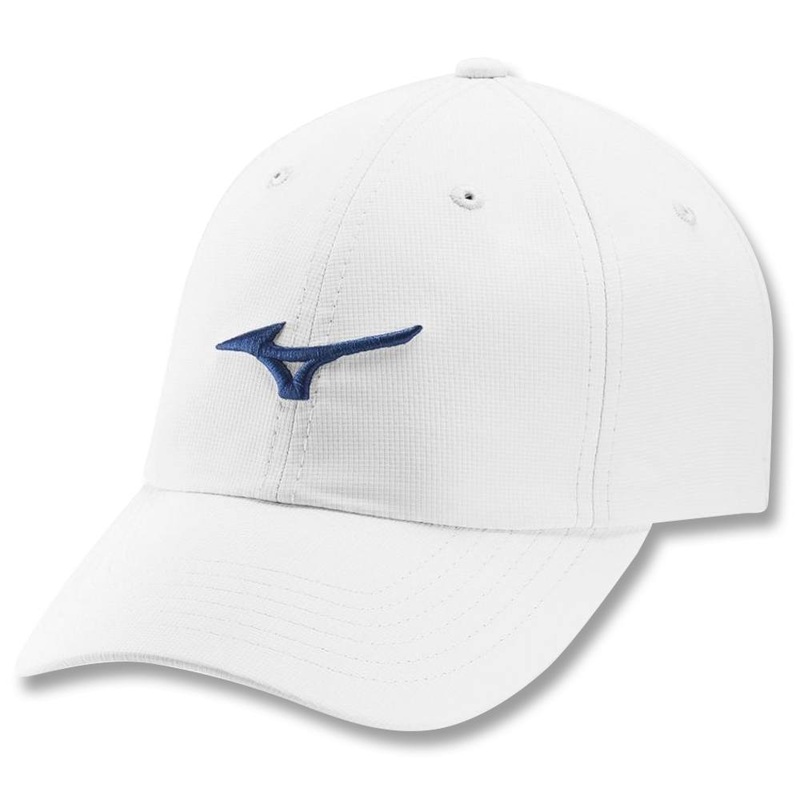 Mizuno Tour Adjustable Lightweight Golf Cap White/Cobalt – 22 Men One Size Fits All