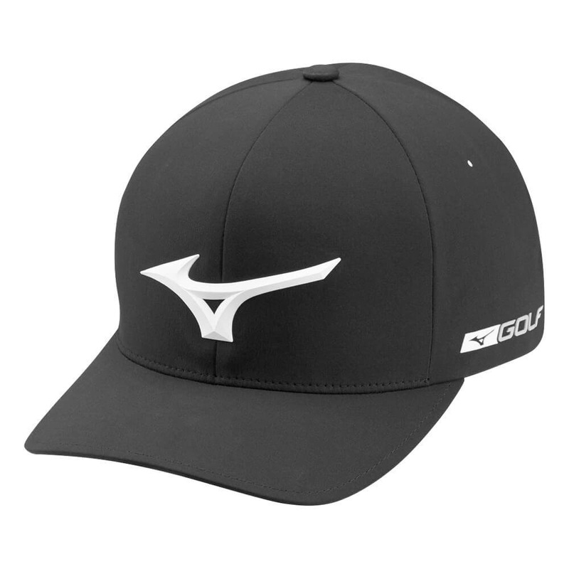 Mizuno Tour Delta Fitted Golf Cap Black – 22 Men Small/Medium