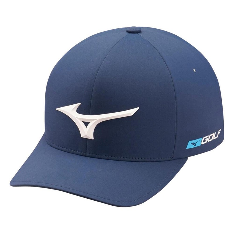 Mizuno Tour Delta Fitted Golf Cap Navy – 22 Men Small/Medium