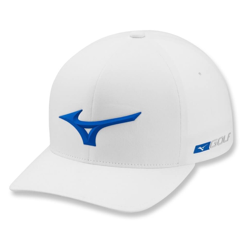 Mizuno Tour Delta Fitted Golf Cap White – 22 Men Small/Medium
