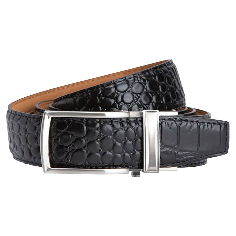 Nexbelt Alligator V2 Golf Belt Black – 24 Men Cut to Fit up to 45