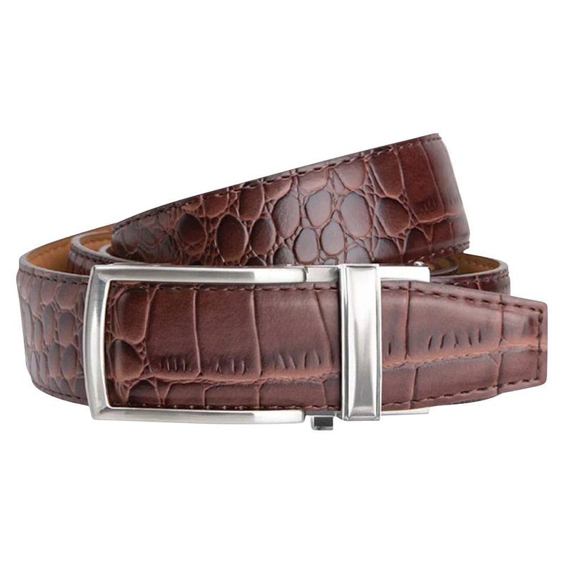 Nexbelt Alligator V2 Golf Belt Coffee – 24 Men Cut to Fit up to 45