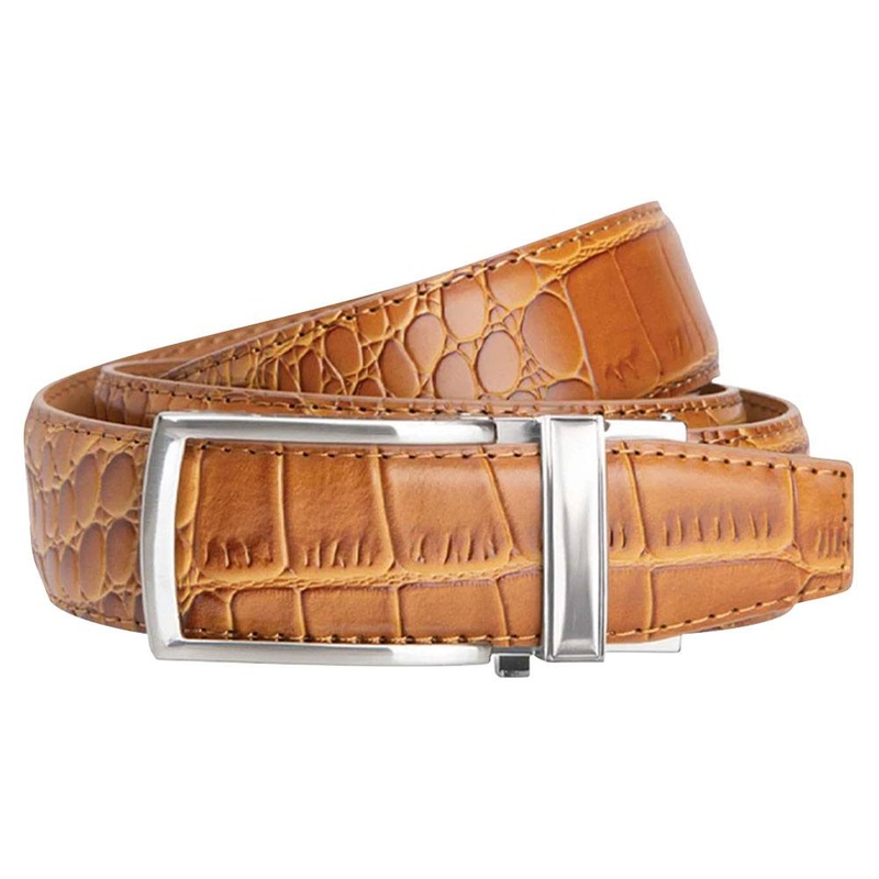 Nexbelt Alligator V2 Golf Belt Tan – 24 Men Cut to Fit up to 45
