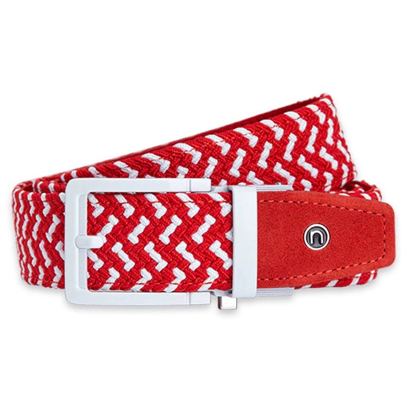 Nexbelt Braided Golf Belt Rosso – 23 Men Cut to Fit up to 50