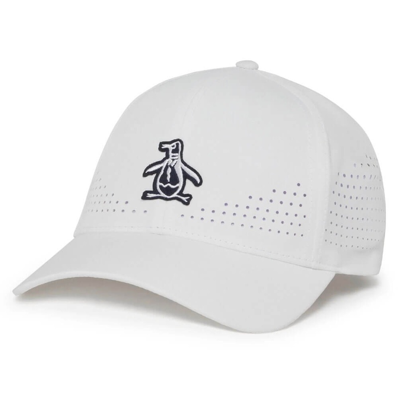 Original Penguin Country Club Perforated Golf Cap Bright White – SS25 Men One Size Fits All