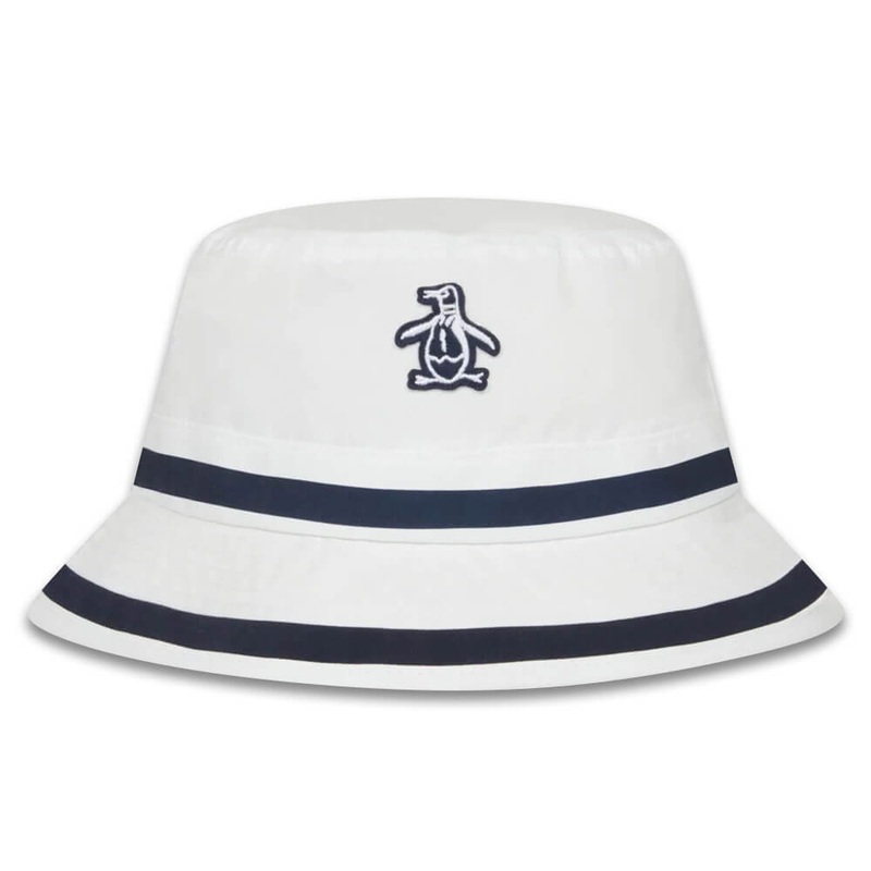 Original Penguin Palm Spring Earl Golf Bucket Hat Bright White – SP25 Men Small/Medium