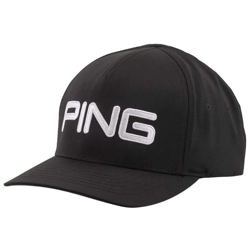PING Structured 201 Golf Cap Black/White – 22 Men Small/Medium