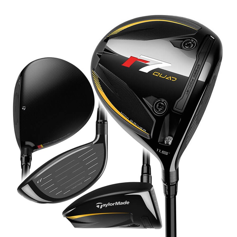 TaylorMade r7 Quad Mini Driver 305cc – 25 Men Right – 11.5 Fujikura Speeder MD Graphite – Regular