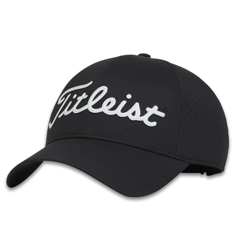 Titleist Players Tech Golf Cap Black/White – 24 Men One Size Fits All