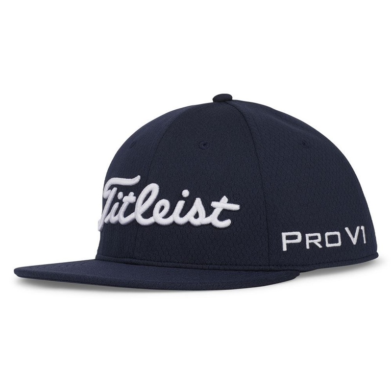 Titleist Tour Elite Flat Bill Golf Cap Navy/White – 24 Men One Size Fits All