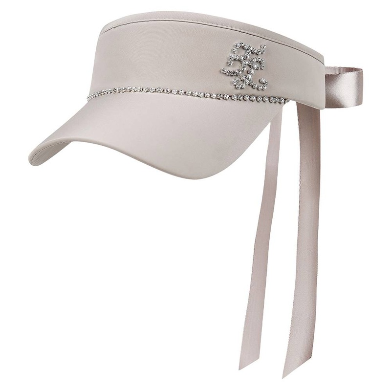 Callaway Crystal Chain Golf Visor Beige – 24 Women One Size Fits All