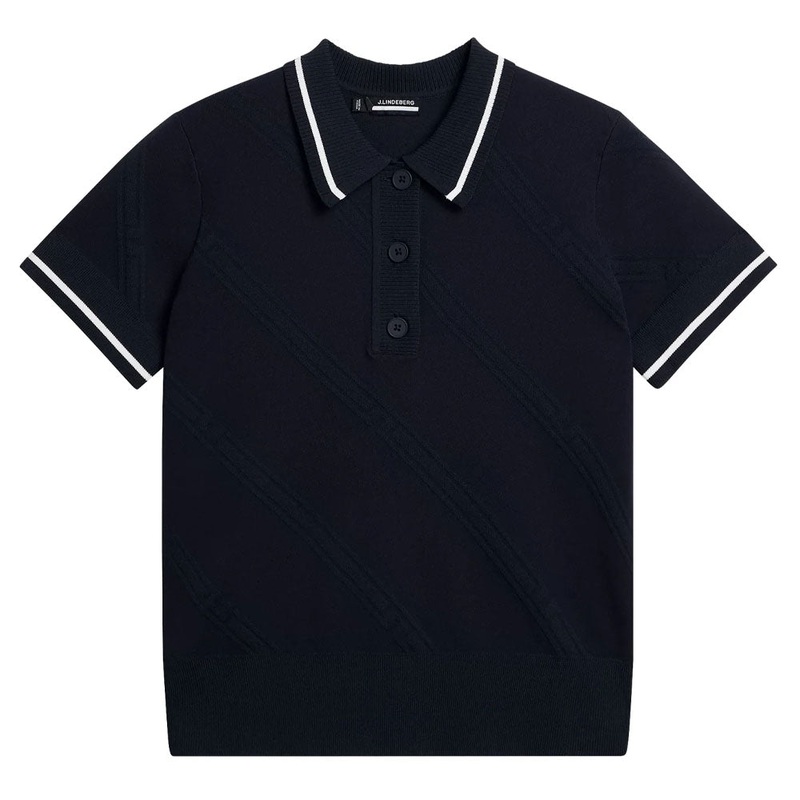 Callaway Feline Knitted Golf Polo JL Navy – 24 Women X-Small