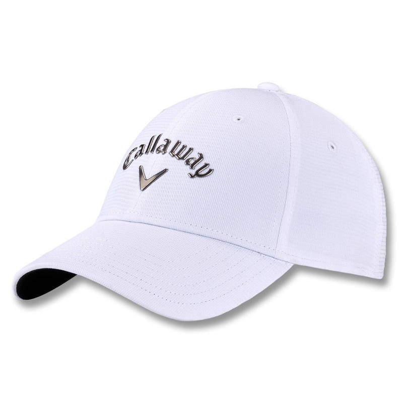 Callaway Liquid Metal Golf Cap White/Gunmetal – 24 Women One Size Fits All