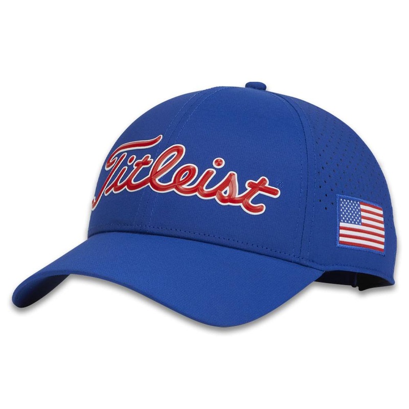 Titleist Players Tech Golf Cap Royal/White/Red – 24 Men One Size Fits All