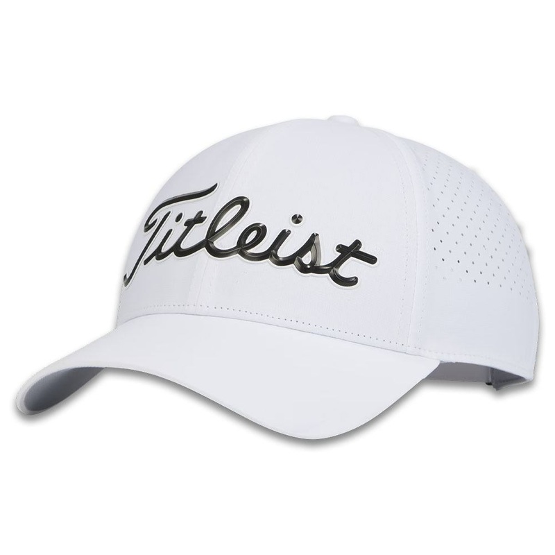 Titleist Players Tech Golf Cap White/Black – 24 Men One Size Fits All