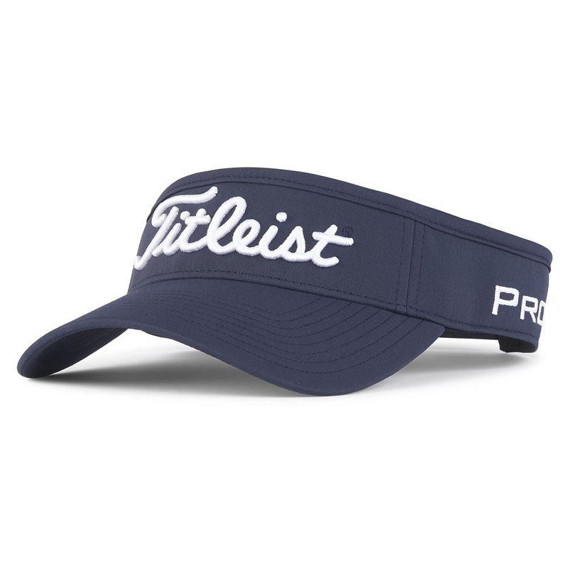 Titleist Tour Performance Staff Collection Golf Visor Navy/White – 23 Men One Size Fits All