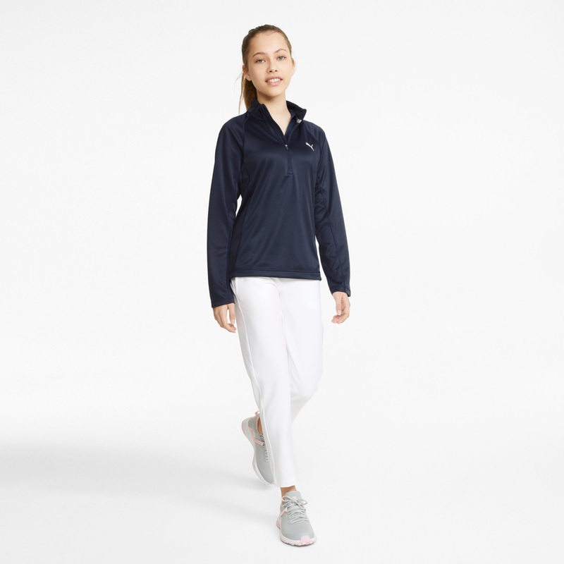 Girl’s Golf 1/4 Zip Navy Blazer XS
