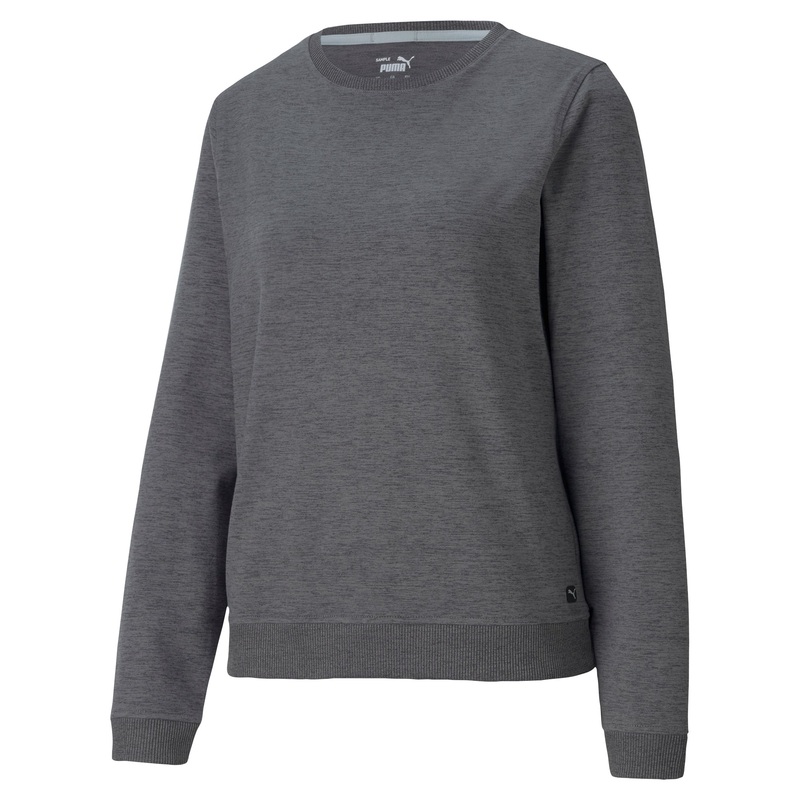 Women’s CLOUDSPUN Crewneck Golf Sweater Light Gray Heather XS