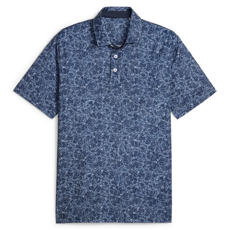 Boy’s MATTR Caddy Golf Polo Navy Blazer / White Glow XS