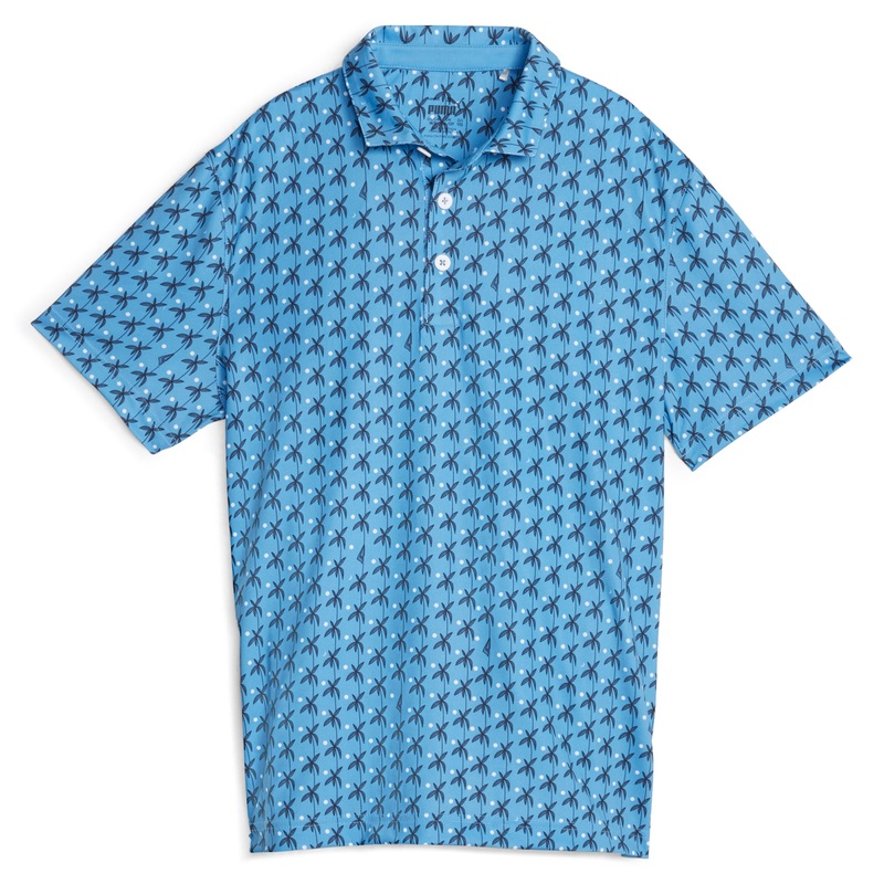 Boy’s MATTR Palms Golf Polo Regal Blue / Navy Blazer XS