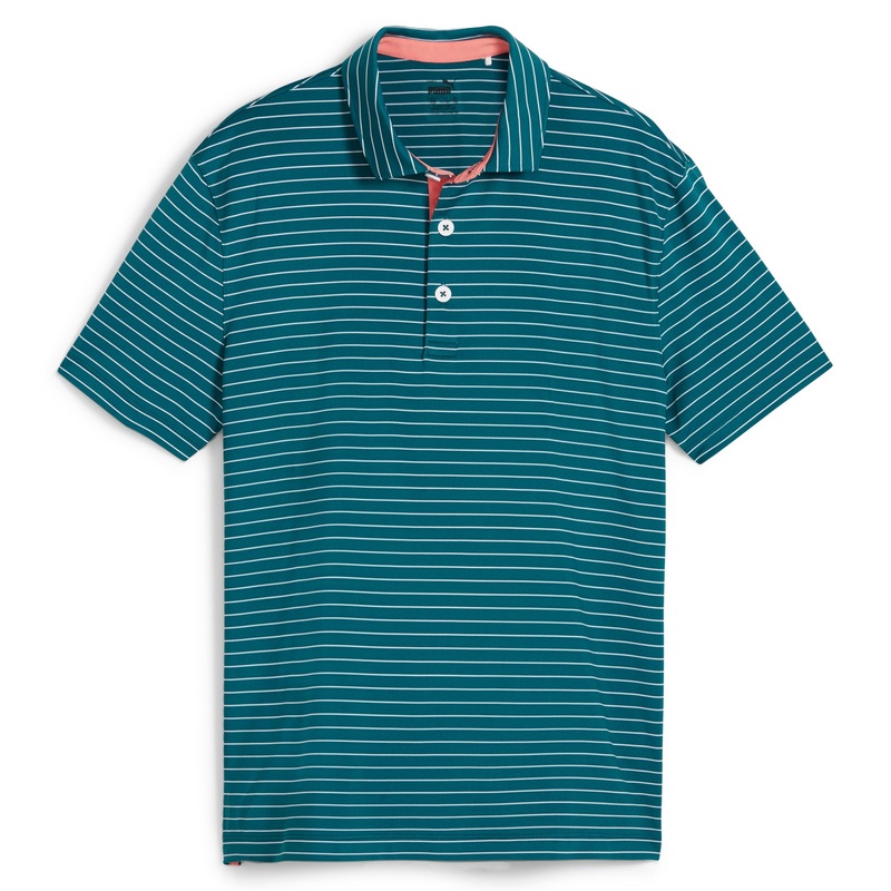 Boy’s MATTR Tucker Golf Polo Festive Blue / White Glow XS