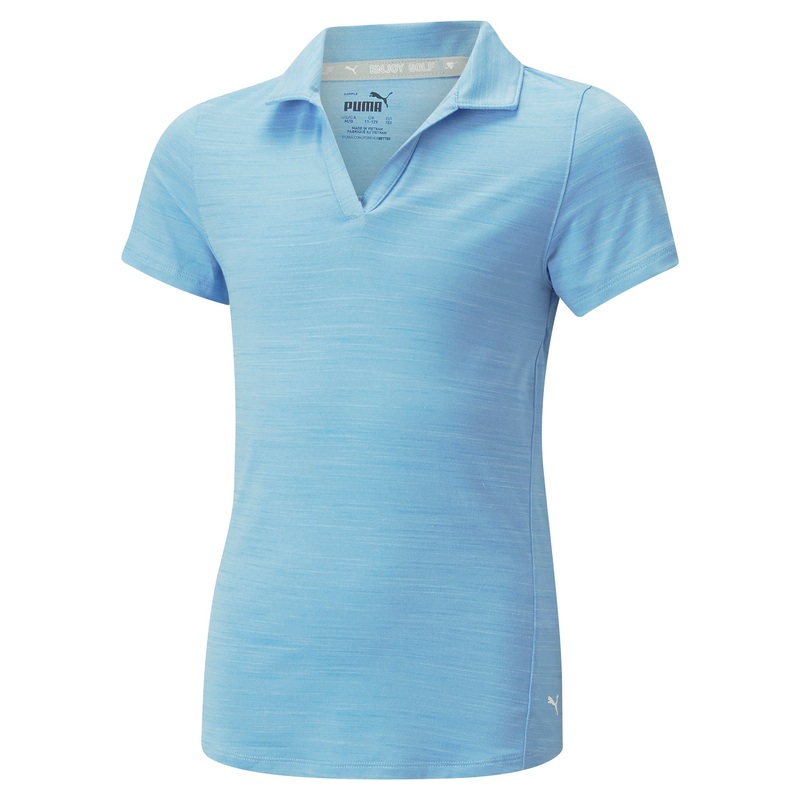 Girl’s CLOUDSPUN Coast Golf Polo Navy Blazer Heather XS