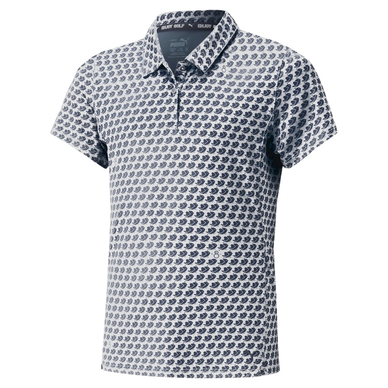 Girl’s MATTR Love/H8 Golf Polo Bright White / Navy Blazer XS