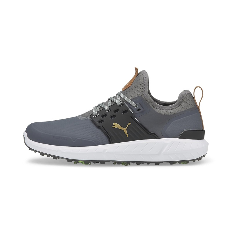 IGNITE ARTICULATE Golf Shoes | Quiet Shade / Puma Team Gold / Puma Black 11.5