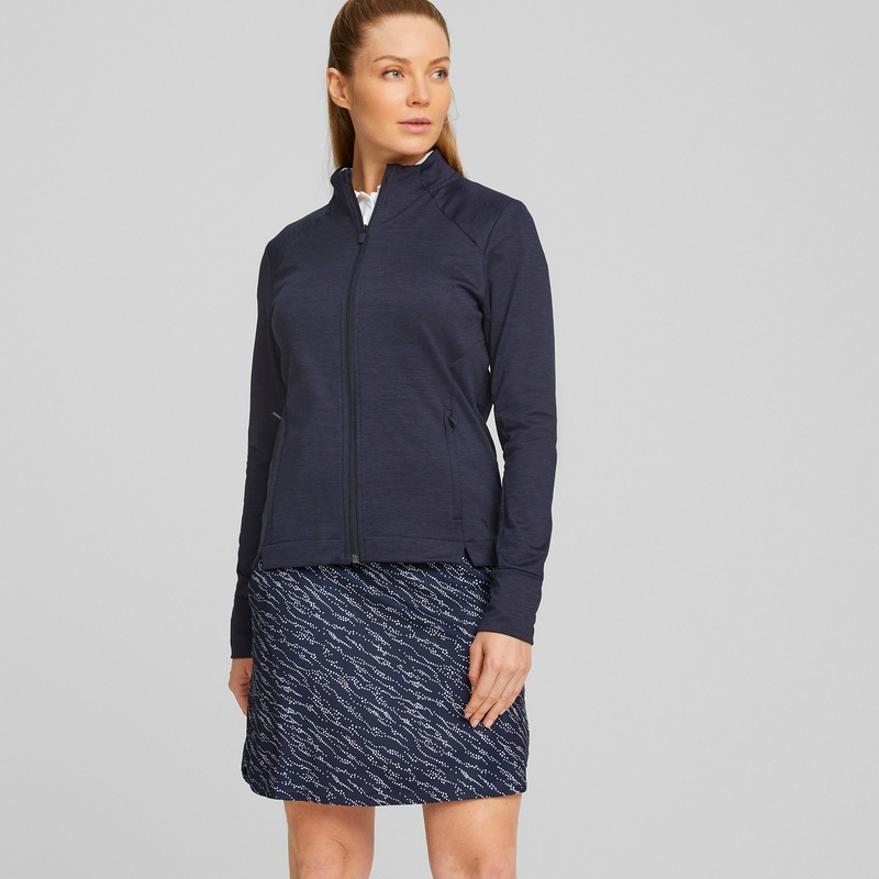 Women’s CLOUDSPUN Heather Full Zip Golf Jacket High Rise Heather XS