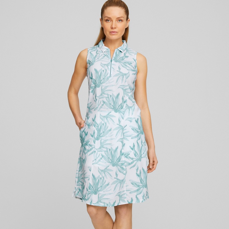 Women’s Palm Golf Dress Bright White / Rose Dust XS