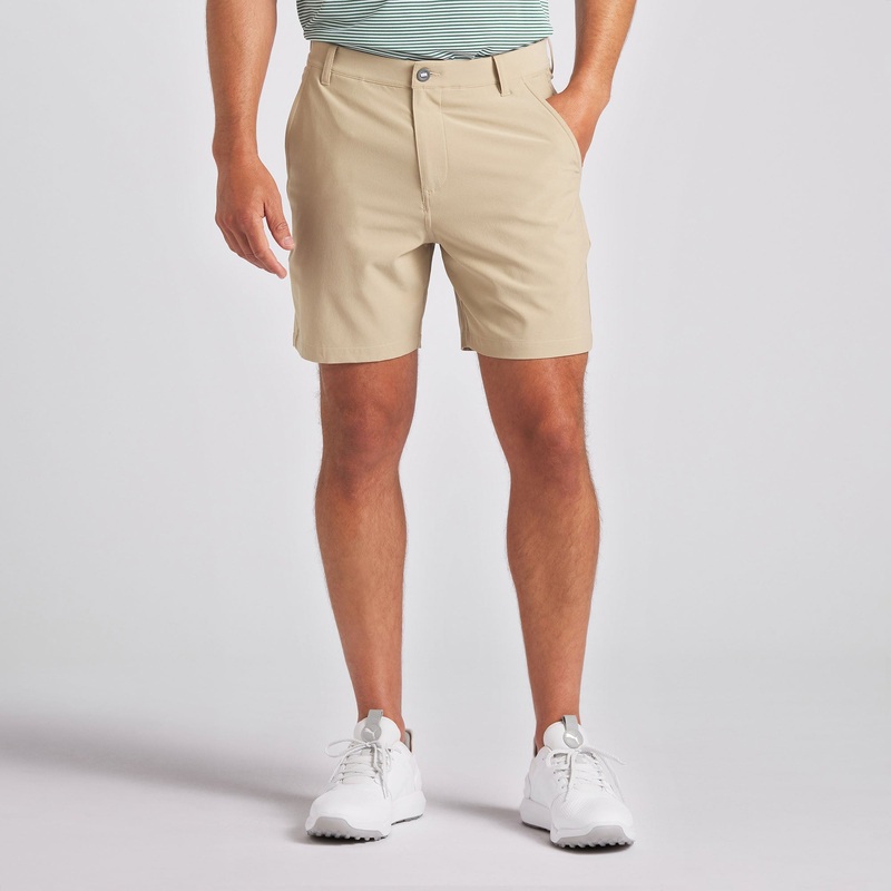 101 Solid 7″ Golf Shorts | Prairie Tan 30