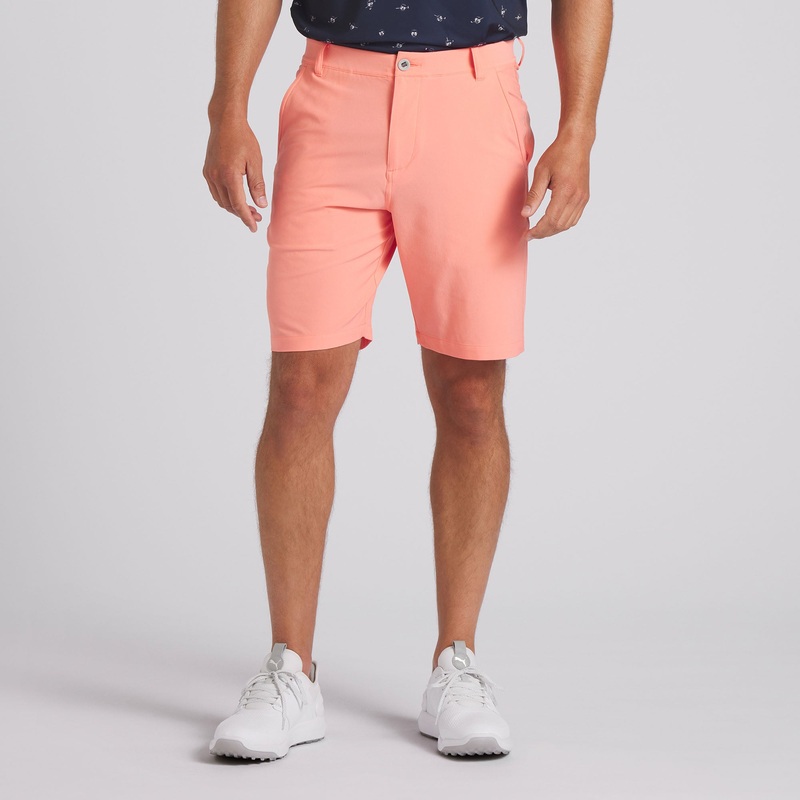 101 Solid 9″ Golf Shorts | Melon Punch 33