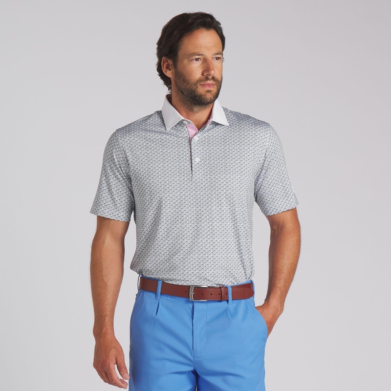 AP MATTR Iced Tea Golf Polo Pale Pink S