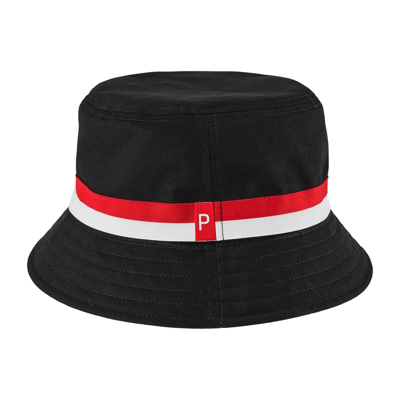 Canada Reversible Bucket Hat Puma Black / White Glow / Strong Red S/M