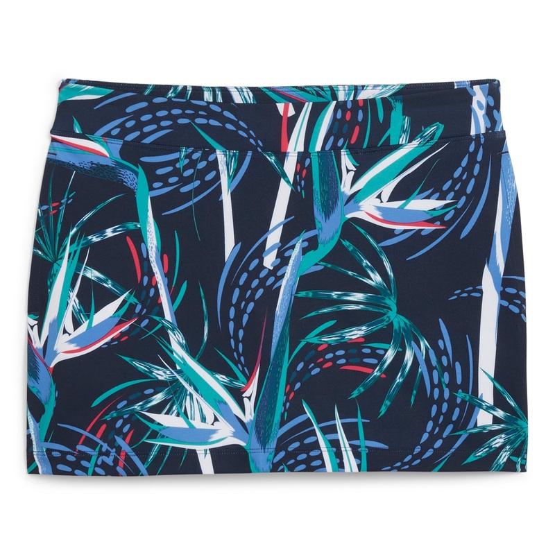 Girl’s Paradise Knit Golf Skirt White Glow / Sparkling Green XS