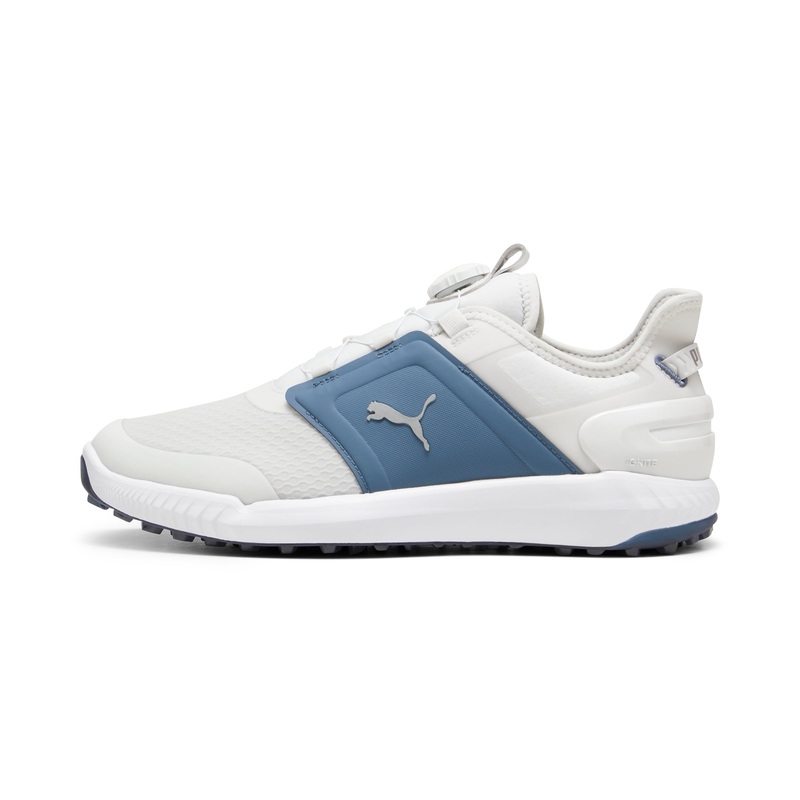 IGNITE ELEVATE DISC Spikeless Golf Shoes | Feather Gray / Evening Sky / Puma White 14